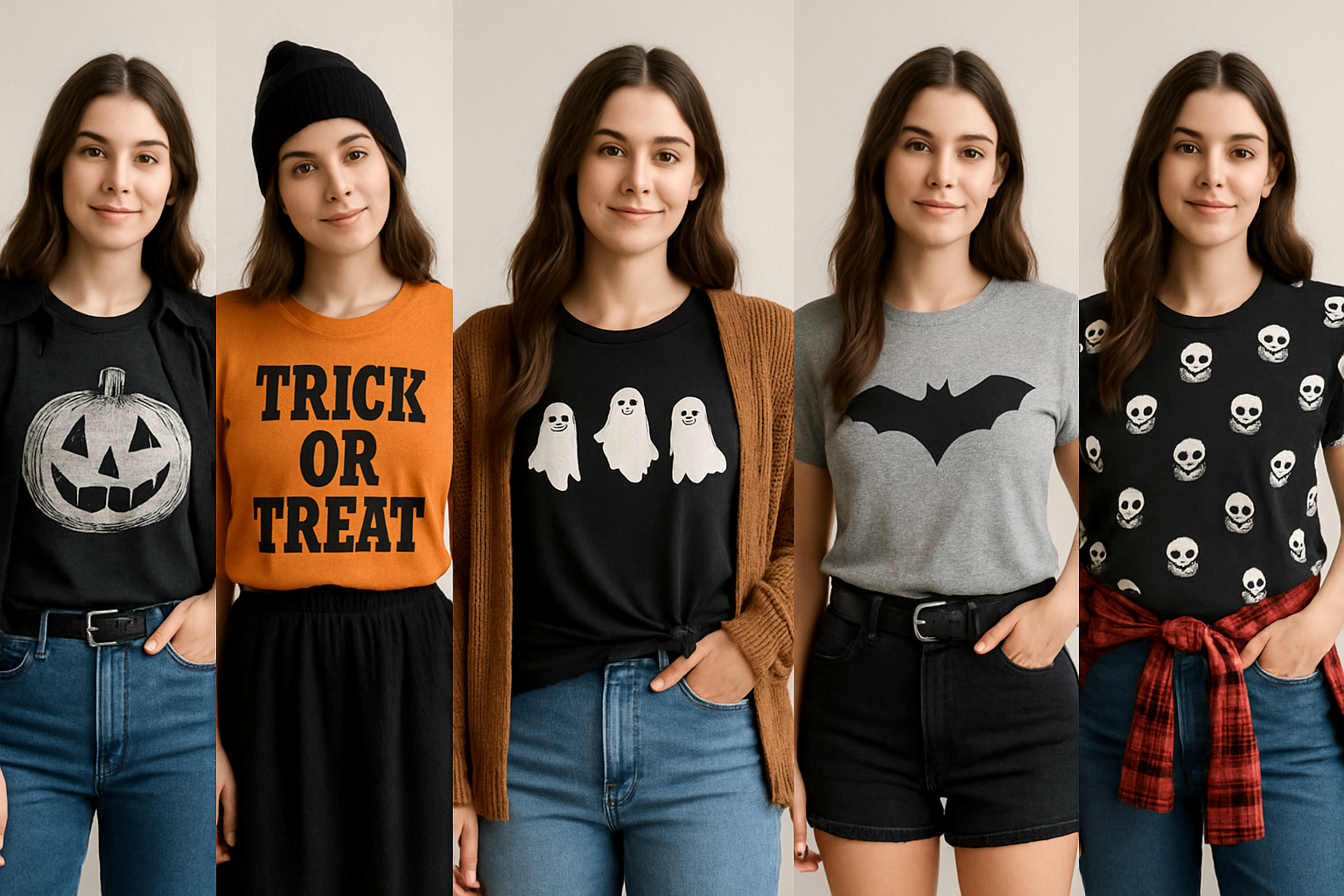Halloween T-Shirt Styling: 5 Ways to Rock Spooky Casual Looks