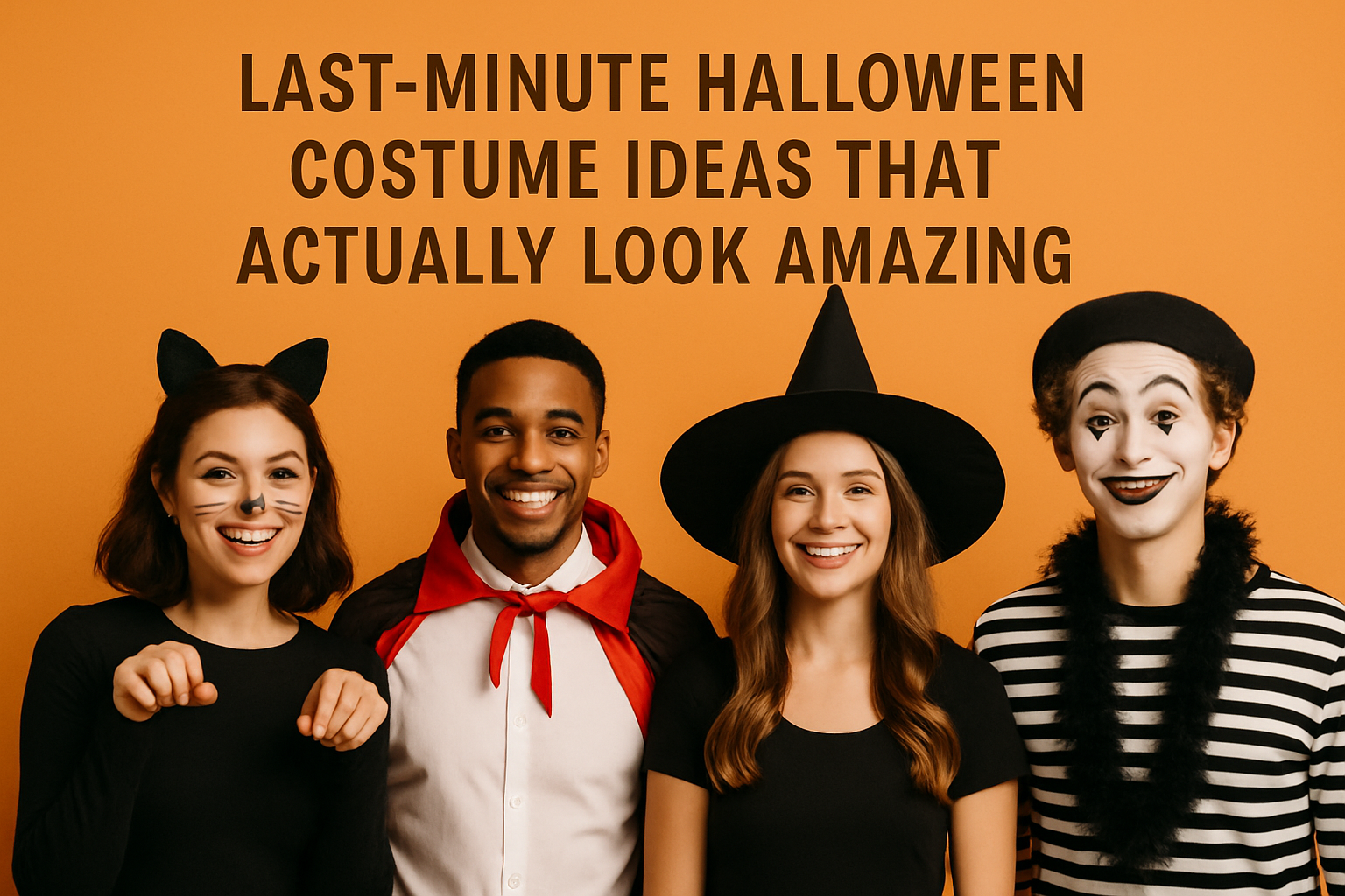 Last-Minute Halloween Costume Ideas That Actually Look Amazing